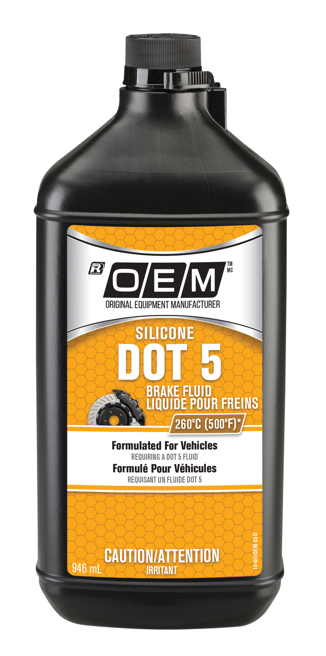 OEM Silicone High Performance Brake Fluid DOT 5 - Recochem