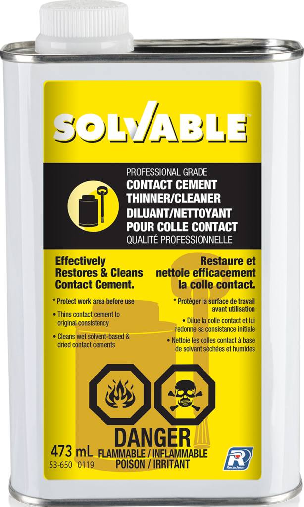 Solvable Contact Cement Thinner/Cleaner Recochem