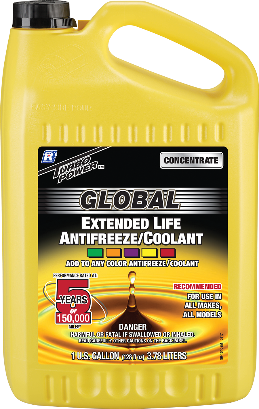 Turbo Power Global Extended Life Antifreeze/Coolant Recochem